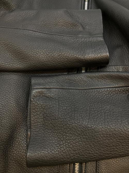 LIDnM（リドム）LIDnM (リドム) GOAT LEATHER LINING BLOUSON レザージャケット ブラック サイズ:SIZE Mの古着・服飾アイテム