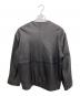 LIDnM (リドム) GOAT LEATHER LINING BLOUSON レザージャケット ブラック サイズ:SIZE M：7000円