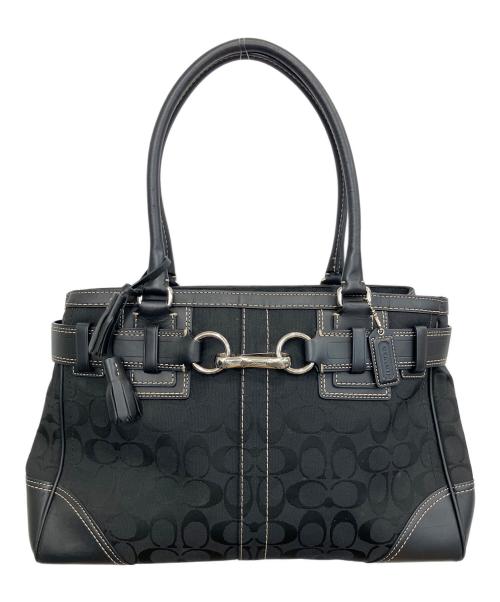 COACH（コーチ）COACH (コーチ) シグネチャー　ハンプトンズ ブラックの古着・服飾アイテム