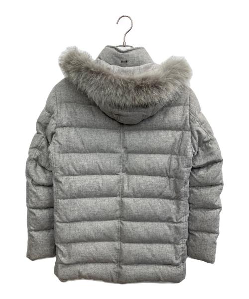 HERNO（ヘルノ）HERNO (ヘルノ) PIACENZA ファー付きダウンジャケット グレー サイズ:SIZE 48の古着・服飾アイテム