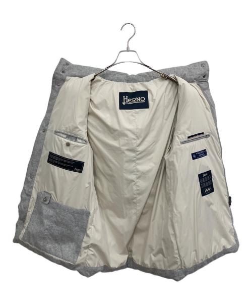 HERNO（ヘルノ）HERNO (ヘルノ) PIACENZA ファー付きダウンジャケット グレー サイズ:SIZE 48の古着・服飾アイテム