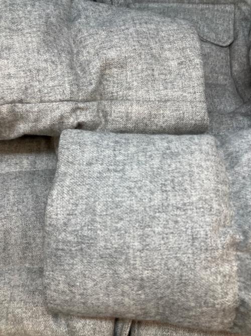 HERNO（ヘルノ）HERNO (ヘルノ) PIACENZA ファー付きダウンジャケット グレー サイズ:SIZE 48の古着・服飾アイテム