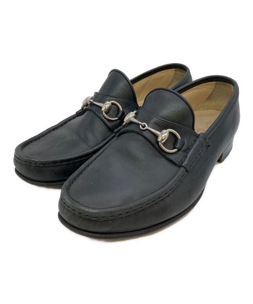 GUCCI（グッチ）GUCCI (グッチ) ホースビットローファー ブラック サイズ:SIZE 9 1/2の古着・服飾アイテム