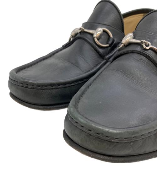 GUCCI（グッチ）GUCCI (グッチ) ホースビットローファー ブラック サイズ:SIZE 9 1/2の古着・服飾アイテム