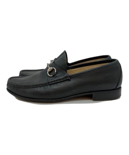 GUCCI（グッチ）GUCCI (グッチ) ホースビットローファー ブラック サイズ:SIZE 9 1/2の古着・服飾アイテム