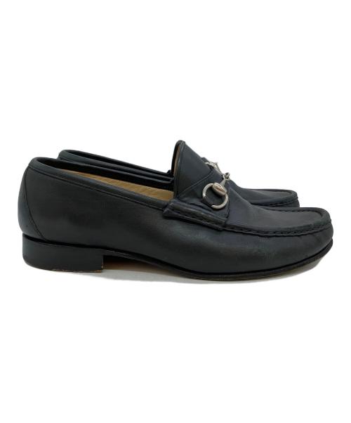 GUCCI（グッチ）GUCCI (グッチ) ホースビットローファー ブラック サイズ:SIZE 9 1/2の古着・服飾アイテム