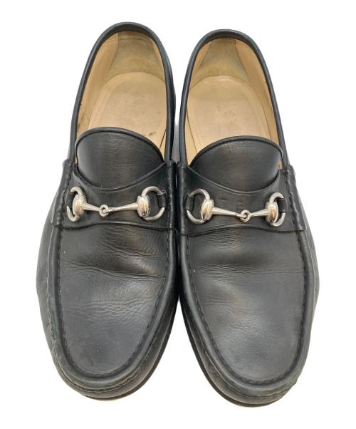 GUCCI（グッチ）GUCCI (グッチ) ホースビットローファー ブラック サイズ:SIZE 9 1/2の古着・服飾アイテム