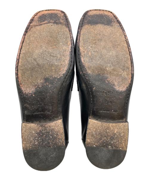 LOUIS VUITTON（ルイ ヴィトン）LOUIS VUITTON (ルイ ヴィトン) ダミエ　ローファー ブラック サイズ:SIZE 5 Mの古着・服飾アイテム