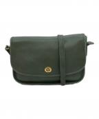 COACHコーチ）の古着「OLD COACH　ショルダーバッグ」｜グリーン