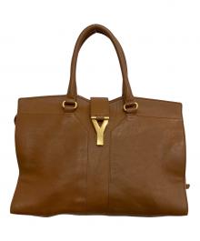 Yves Saint Laurent（イヴサンローラン）の古着「Medium Cabas　ハンドバッグ」｜ブラウン
