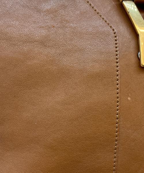 Yves Saint Laurent（イヴサンローラン）Yves Saint Laurent (イヴサンローラン) Medium Cabas　ハンドバッグ ブラウンの古着・服飾アイテム