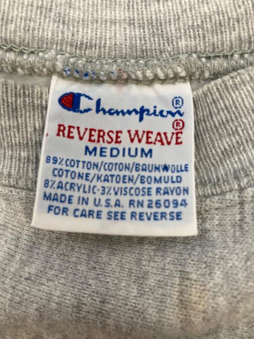 Champion（チャンピオン）Champion (チャンピオン) REVERSE WEAVE スウェット グレー サイズ:SIZE MIDUMの古着・服飾アイテム