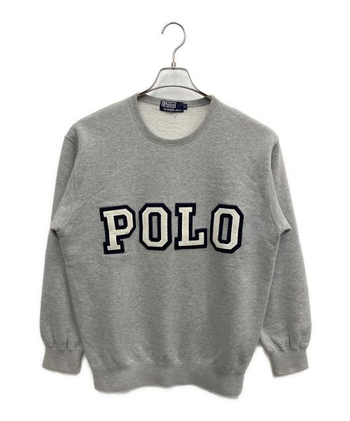 POLO BY RALPH LAUREN（ポロ バイ ラルフローレン）Polo by Ralph Lauren (ポロ バイ ラルフローレン) スウェット グレー サイズ:SIZE Lの古着・服飾アイテム