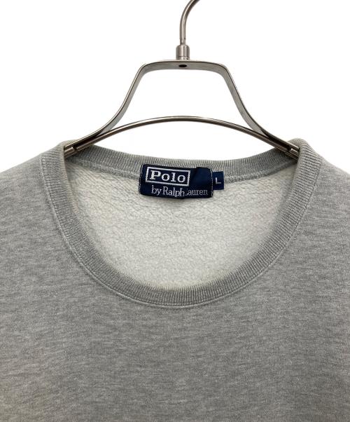 POLO BY RALPH LAUREN（ポロ バイ ラルフローレン）Polo by Ralph Lauren (ポロ バイ ラルフローレン) スウェット グレー サイズ:SIZE Lの古着・服飾アイテム