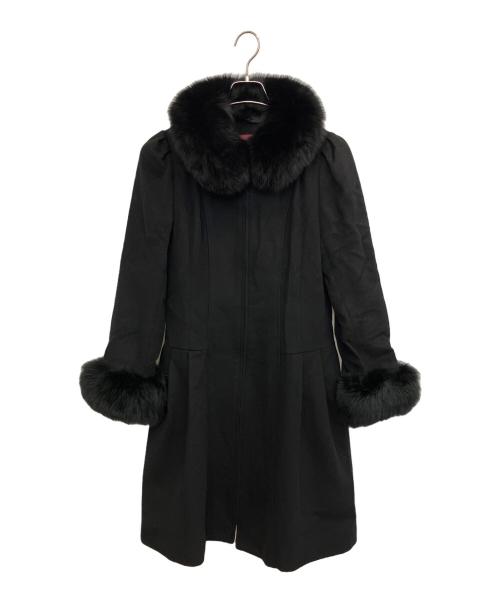 Super Beauty（スーパービューティ）Super Beauty (スーパービューティ) ロングコート ブラック サイズ:SIZE 42の古着・服飾アイテム