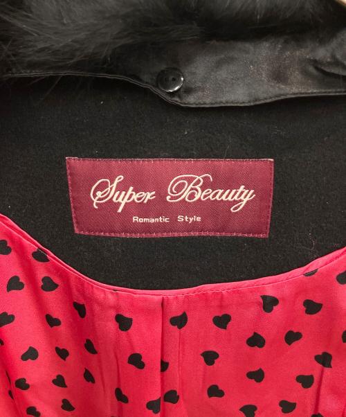 Super Beauty（スーパービューティ）Super Beauty (スーパービューティ) ロングコート ブラック サイズ:SIZE 42の古着・服飾アイテム