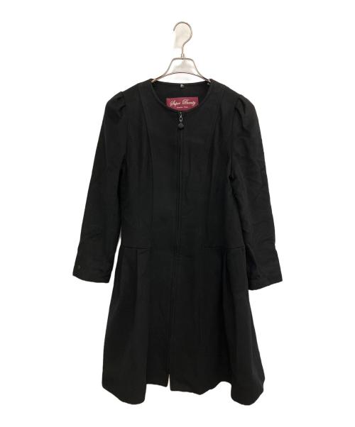 Super Beauty（スーパービューティ）Super Beauty (スーパービューティ) ロングコート ブラック サイズ:SIZE 42の古着・服飾アイテム