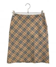 BURBERRY BLUE LABEL（バーバリー ブルー レーベル）の古着「スカート」｜ベージュ