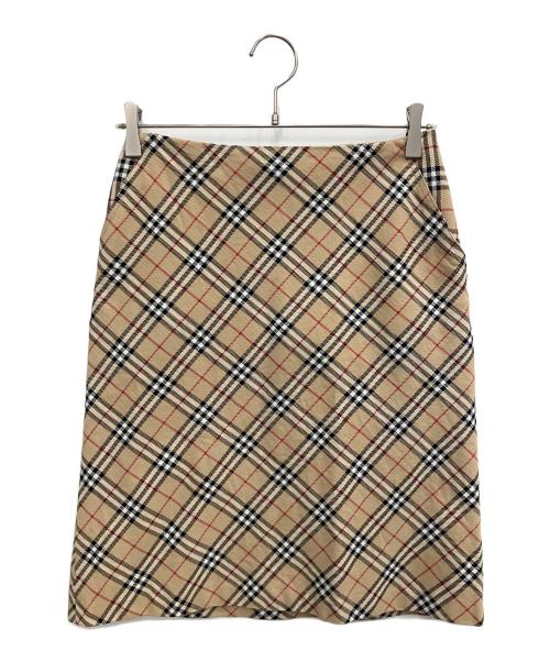 BURBERRY BLUE LABEL（バーバリー ブルー レーベル）BURBERRY BLUE LABEL (バーバリー ブルー レーベル) スカート ベージュ サイズ:SIZE 38の古着・服飾アイテム