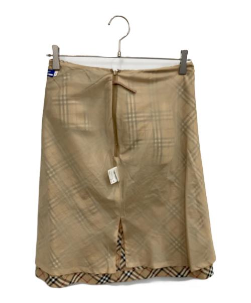 BURBERRY BLUE LABEL（バーバリー ブルー レーベル）BURBERRY BLUE LABEL (バーバリー ブルー レーベル) スカート ベージュ サイズ:SIZE 38の古着・服飾アイテム