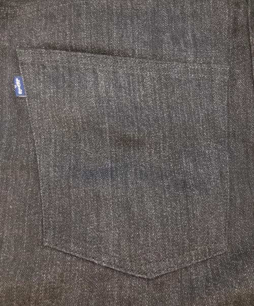 LEVI'S（リーバイス）LEVI'S (リーバイス) ワイドプリーツ CROP ジーンズ ブラック サイズ:W31L28の古着・服飾アイテム