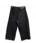 LEVI'S (リーバイス) ワイドプリーツ CROP ジーンズ ブラック サイズ:W31L28：12000円