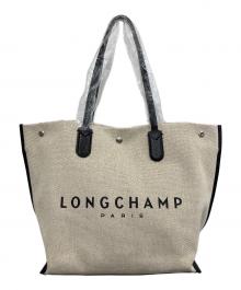LONGCHAMP（ロンシャン）の古着「トートバッグ」｜ベージュ×ブラック