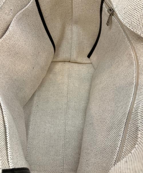LONGCHAMP（ロンシャン）LONGCHAMP (ロンシャン) トートバッグ ベージュ×ブラックの古着・服飾アイテム