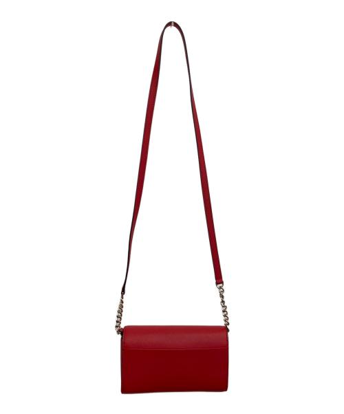 Kate Spade（ケイトスペード）Kate Spade (ケイトスペード) ショルダーウォレット レッドの古着・服飾アイテム