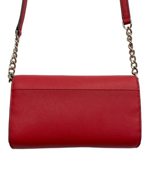 Kate Spade（ケイトスペード）Kate Spade (ケイトスペード) ショルダーウォレット レッドの古着・服飾アイテム