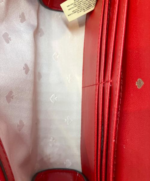 Kate Spade（ケイトスペード）Kate Spade (ケイトスペード) ショルダーウォレット レッドの古着・服飾アイテム