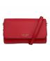 Kate Spade（ケイトスペード）の古着「ショルダーウォレット」｜レッド