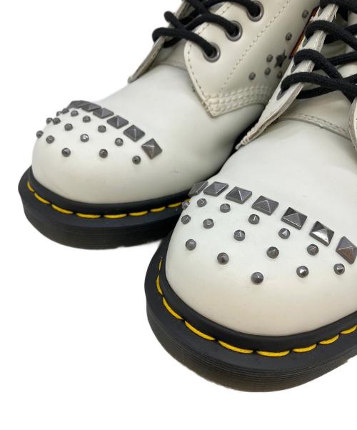 Dr.Martens（ドクターマーチン）Dr.Martens (ドクターマーチン) ロカビリー　8ホールブーツ ホワイト サイズ:SIZE 23.5cmの古着・服飾アイテム