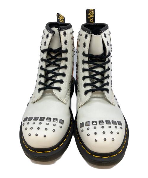 Dr.Martens（ドクターマーチン）Dr.Martens (ドクターマーチン) ロカビリー　8ホールブーツ ホワイト サイズ:SIZE 23.5cmの古着・服飾アイテム