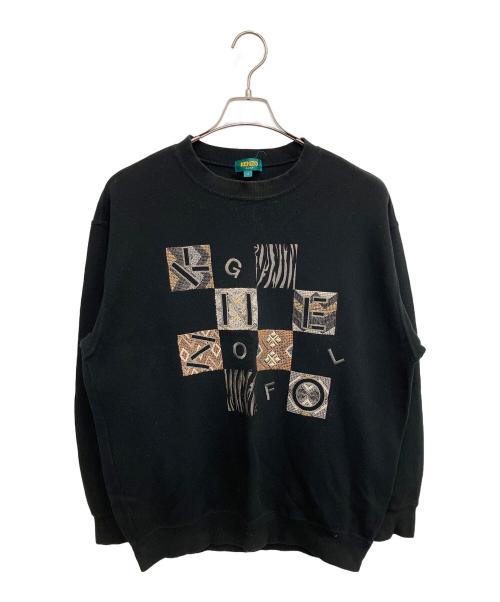KENZO GOLF（ケンゾー ゴルフ）KENZO GOLF (ケンゾー ゴルフ) 薄手ニット ブラック サイズ:SIZE 4の古着・服飾アイテム