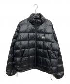 stussyステューシー）の古着「MIDWEIGHT PUFFER」｜ブラック