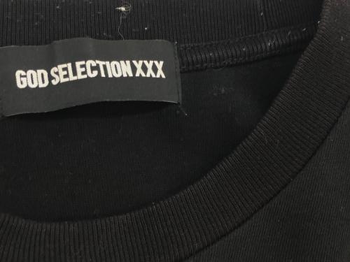 GOD SELECTION XXX（ゴッド セレクション トリプルエックス）GOD SELECTION XXX (ゴッド セレクション トリプルエックス) 半袖カットソー ブラック サイズ:SIZE XLの古着・服飾アイテム