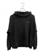 SUPPLIERサプライヤー）の古着「Cross Zip Hoodie パーカー」｜ブラック