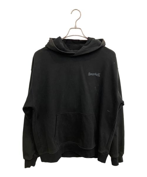 SUPPLIER（サプライヤー）SUPPLIER (サプライヤー) Cross Zip Hoodie パーカー ブラック サイズ:SIZE Lの古着・服飾アイテム
