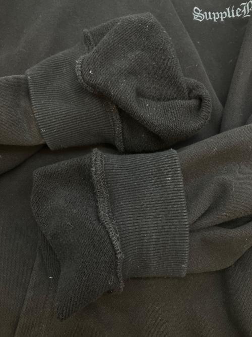SUPPLIER（サプライヤー）SUPPLIER (サプライヤー) Cross Zip Hoodie パーカー ブラック サイズ:SIZE Lの古着・服飾アイテム