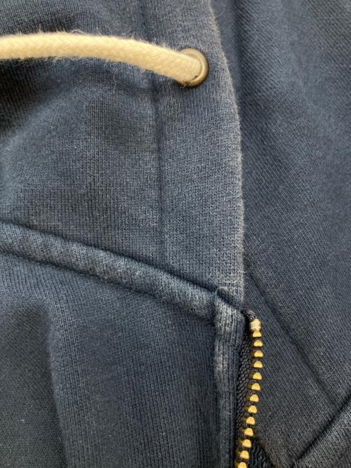 X-LARGE（エクストララージ）X-LARGE (エクストララージ) STANDARD LOGO ZIP HOODED SWEATSHIRT ジップパーカー ネイビー サイズ:SIZE Lの古着・服飾アイテム