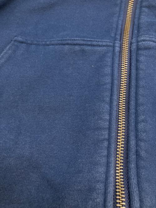 X-LARGE（エクストララージ）X-LARGE (エクストララージ) STANDARD LOGO ZIP HOODED SWEATSHIRT ジップパーカー ネイビー サイズ:SIZE Lの古着・服飾アイテム
