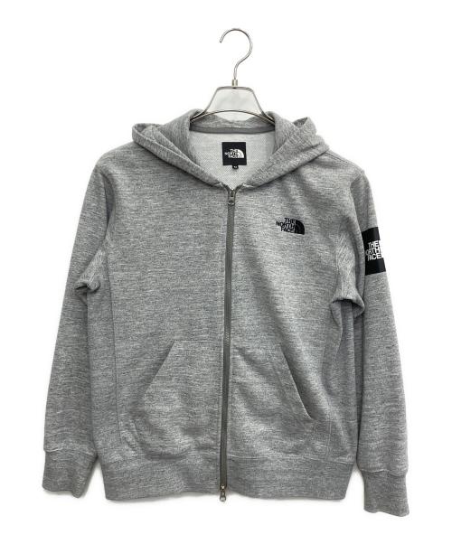 THE NORTH FACE（ザ ノース フェイス）THE NORTH FACE (ザ ノース フェイス) Face Square Logo FullZip ジップパーカー グレー サイズ:SIZE Mの古着・服飾アイテム