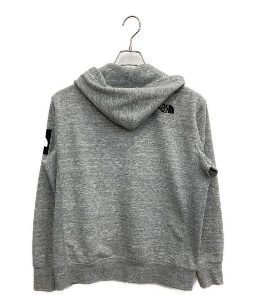 THE NORTH FACE（ザ ノース フェイス）THE NORTH FACE (ザ ノース フェイス) Face Square Logo FullZip ジップパーカー グレー サイズ:SIZE Mの古着・服飾アイテム