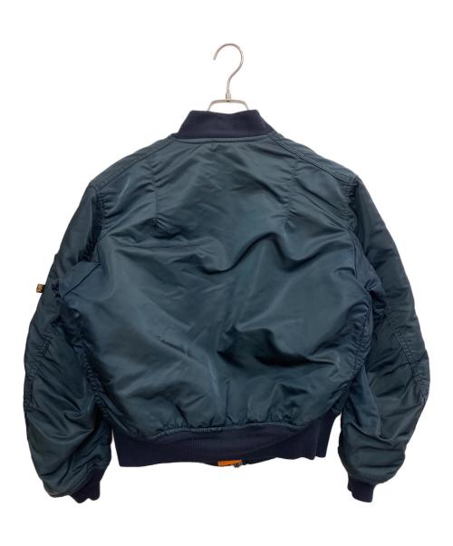 ALPHA INDUSTRIES（アルファインダストリーズ）ALPHA INDUSTRIES (アルファインダストリーズ) MA-1ジャケット ブルー サイズ:SIZE Mの古着・服飾アイテム