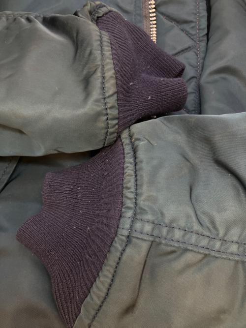 ALPHA INDUSTRIES（アルファインダストリーズ）ALPHA INDUSTRIES (アルファインダストリーズ) MA-1ジャケット ブルー サイズ:SIZE Mの古着・服飾アイテム