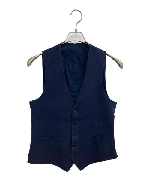 LARDINI（ラルディーニ）LARDINI (ラルディーニ) ベスト ネイビー サイズ:SIZE 44の古着・服飾アイテム