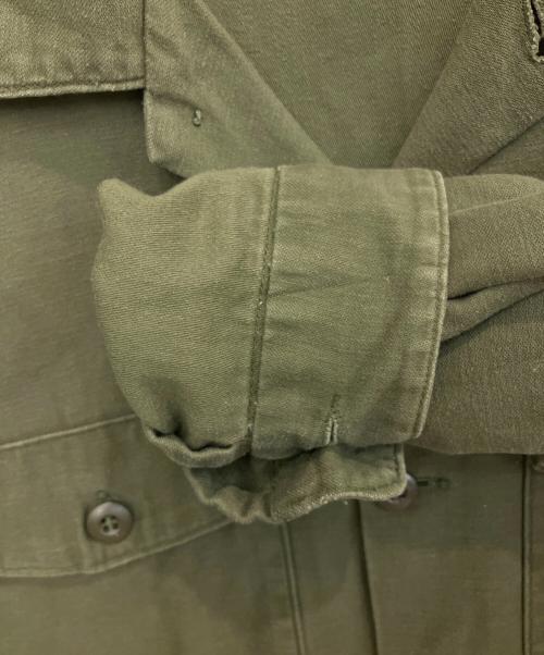Bertie Industries（バーティ インダストリーズ）BERTIE INDUSTRIES (バーティ インダストリーズ) UTILITY　ミリタリーシャツ オリーブ サイズ:15 1/2 ×33の古着・服飾アイテム