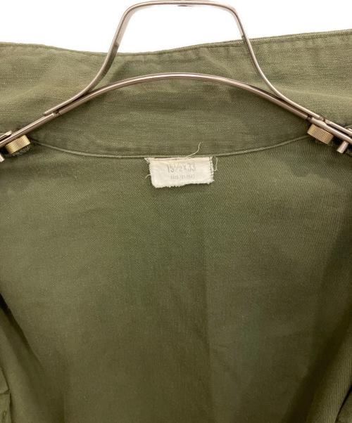 Bertie Industries（バーティ インダストリーズ）BERTIE INDUSTRIES (バーティ インダストリーズ) UTILITY　ミリタリーシャツ オリーブ サイズ:15 1/2 ×33の古着・服飾アイテム