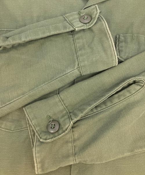 Bertie Industries（バーティ インダストリーズ）BERTIE INDUSTRIES (バーティ インダストリーズ) UTILITY　ミリタリーシャツ オリーブ サイズ:15 1/2 ×33の古着・服飾アイテム
